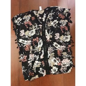 floral swimsuit coverup